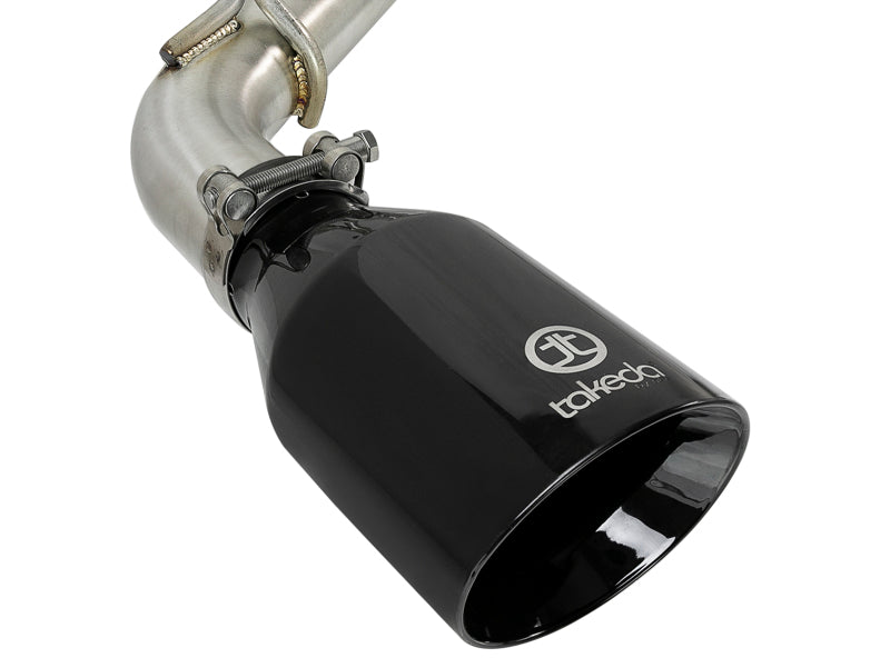 aFe Takeda 2.5in 304 SS Axle-Back Exhaust w/ Black Tips 16-18 49-36130NM-B Photo - Unmounted