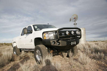 Road Armor 11-14 Chevy 2500 Stealth Front Winch Bumper w/Lonestar Guard - Tex Blk 38205B 38205B Photo - Primary