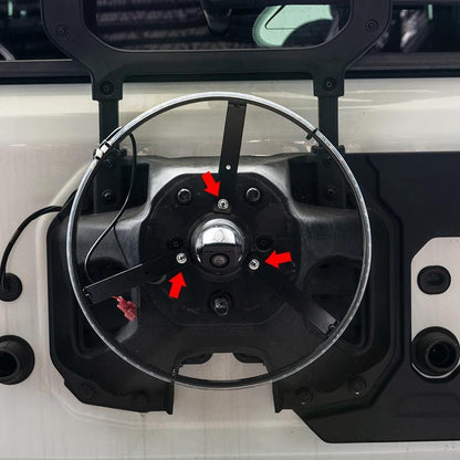 ORACLE Lighting Oracle LED Illuminated Wheel Ring 3rd Brake Light - Red 4211-003 4211-003 Installation Instructions