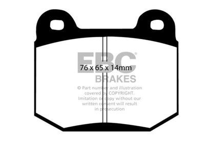 EBC Disc Brake Pad Set DP41538R Photo - Primary