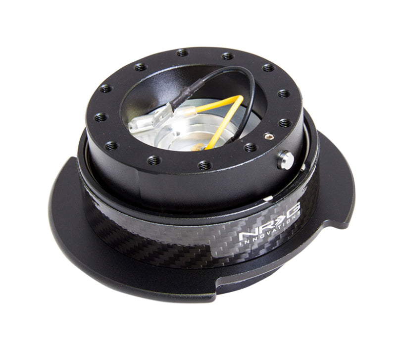 NRG Quick Release Kit - Black/CF Ring SRK-250CF Photo - Primary
