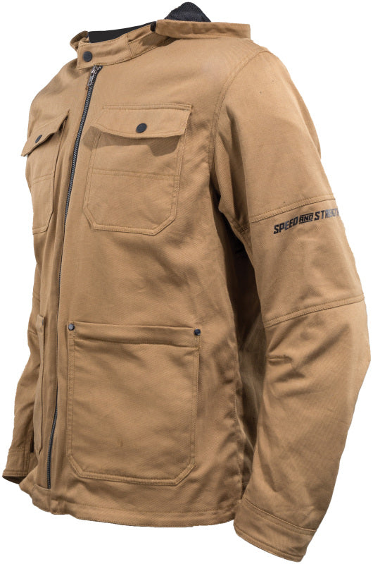 Speed and Strength Dogs Of War 2.0 Textile Jacket Sand - Large 609836 609836 User 1