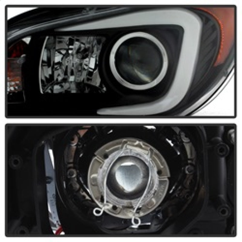 Spyder Subaru WRX 06-07 Projector Headlights - HID Model Only - Black PRO-YD-SWRX06-HID-LBDRL-BK 5083913 5083913 Photo - Unmounted
