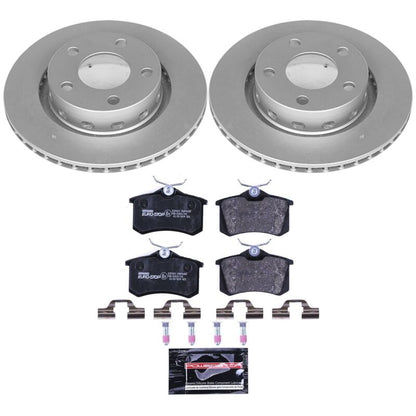 PowerStop Power Stop 00-04 Audi A6 Quattro Rear Euro-Stop Brake Kit ESK4847 ESK4847 Photo - Primary