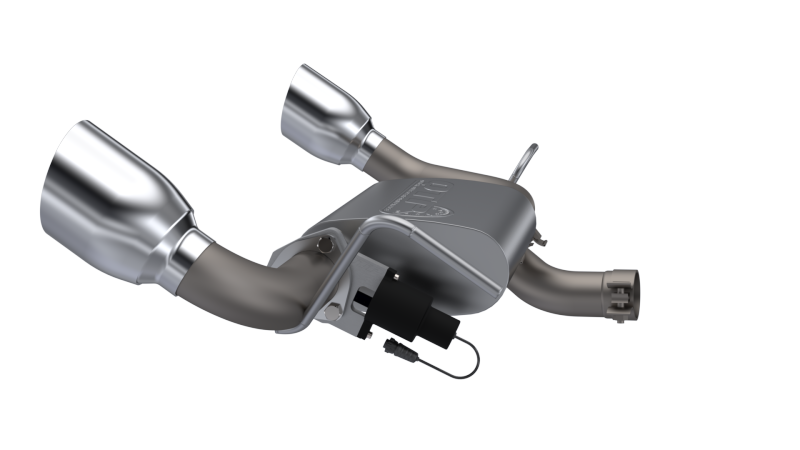 QTP 07-18 Jeep Wrangler 3.6L/3.8L 304SS Screamer Axle Back Exhaust w/4in Tips 425007 425007 Photo - Primary