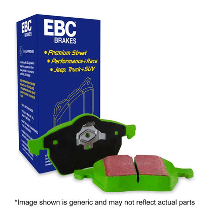 EBC 2016+ Chevrolet Cruze 1.4L Turbo (10.9in Front Rotor) Greenstuff Rear Brake Pads DP23057 DP23057 Photo - Unmounted