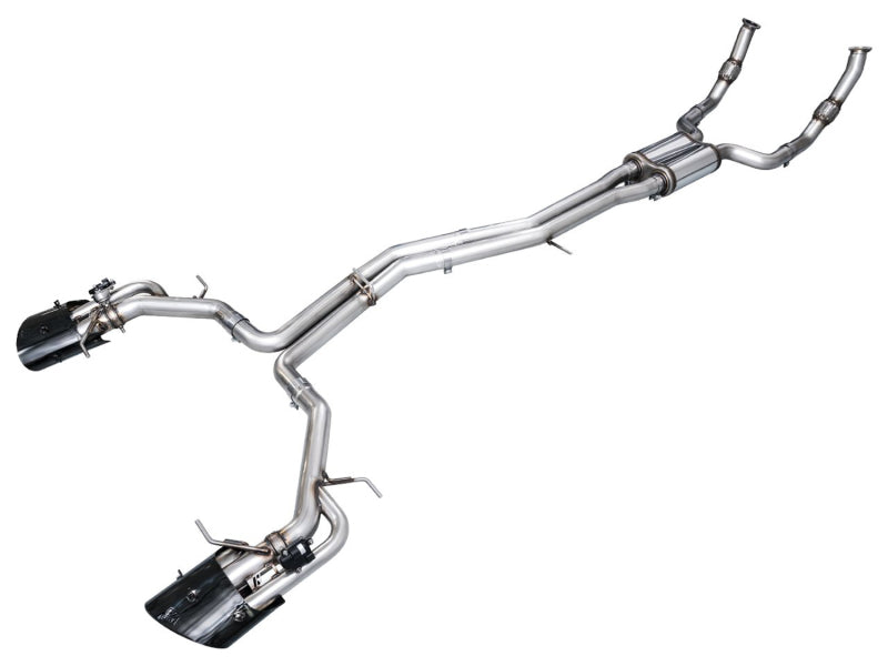 AWE Tuning 21-23 Audi C8 RS6/RS7 SwitchPath Cat-back Exhaust - Diamond Black Tips 3025-33776 3025-33776 Photo - Primary