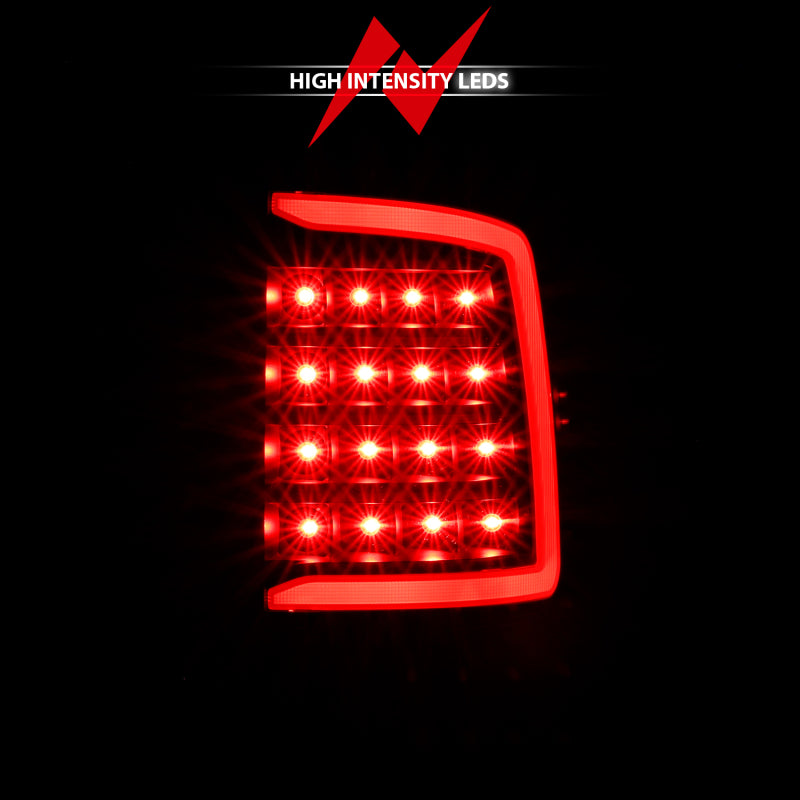 ANZO 2009-2018 Dodge Ram 1500 LED Taillight Plank Style Black w/Clear Lens 311318 311318 User 5