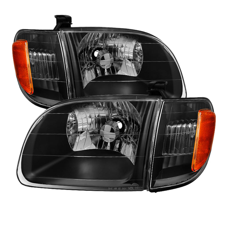 SPYDER Xtune Toyota Tundra Regular/Access Cab 00-04 OEM Style Headlights & Corner Lights HD-JH-TTUN00-AM-BK 9033292 9033292 Photo - Primary