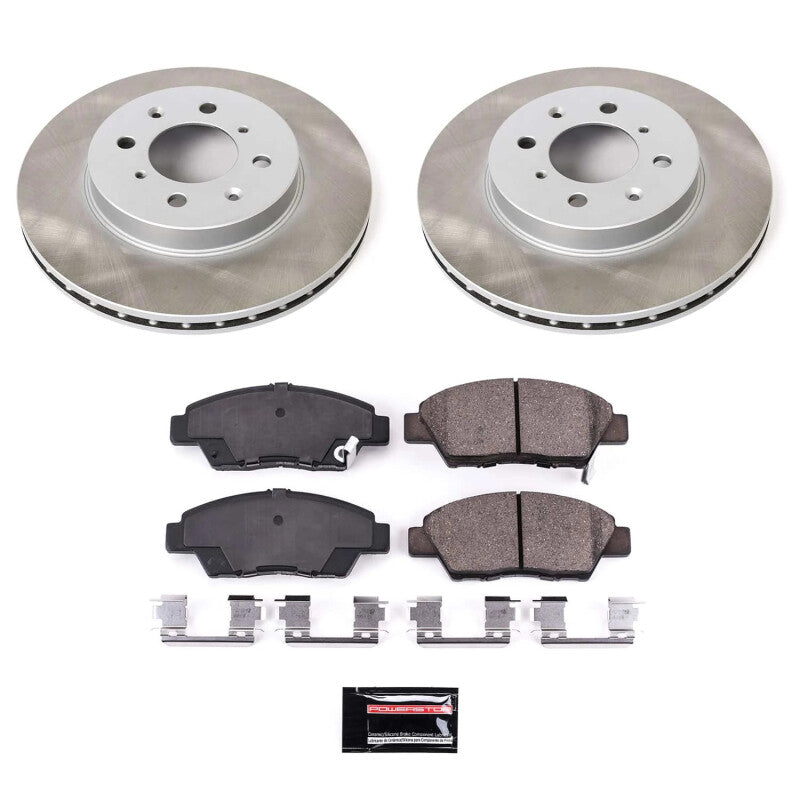 PowerStop Power Stop 09-14 Honda Fit Front Semi-Coated Rotor Kit SC5382 SC5382 Photo - Primary