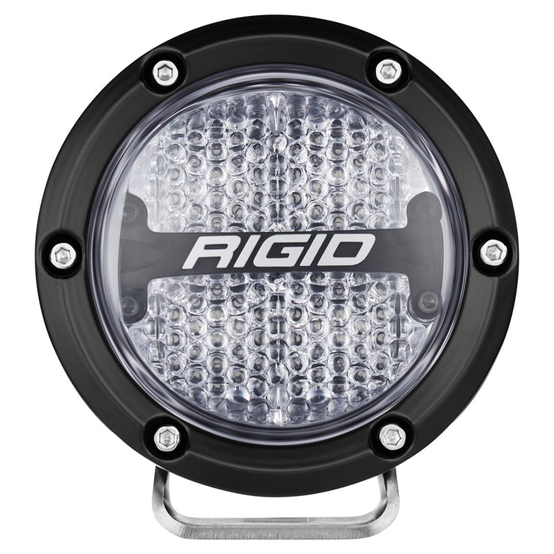 Rigid Industries 360-Series 4in LED Off-Road Diffused Beam - RGBW Backlight (Pair) 36400 36400 Photo - Unmounted