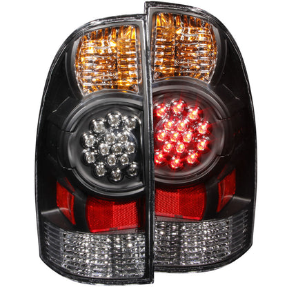 Anzo 2005-2015 Toyota Tacoma LED Taillights Black 311042 Photo - Primary