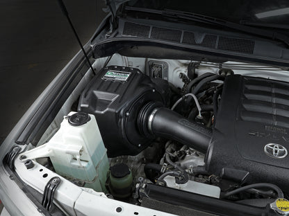 aFe Quantum Cold Air Intake w/ Pro 5R Media 07-19 Toyota Tundra V8-5.7L 53-10020R 53-10020R Photo - Mounted