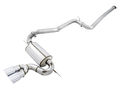 AWE Tuning Ford Focus ST Touring Edition Cat-back Exhaust - Non-Resonated - Chrome Silver Tips 3015-32092 3015-32092 Photo - Primary