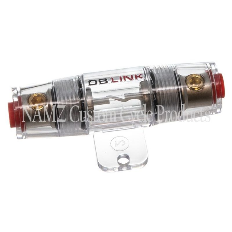 NAMZ AMP Power 4/8g In Line AGU Fuse Holder Nickel-Plated (Single) NAP-AGUFH NAP-AGUFH Photo - Primary