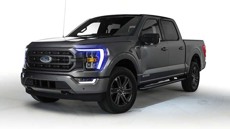 ORACLE Lighting Oracle 21-22 Ford F-150 ColorSHIFT RGB+W Headlight DRL Upgrade Kit w/ Simple Controller 1460-504 1460-504 Photo - Mounted