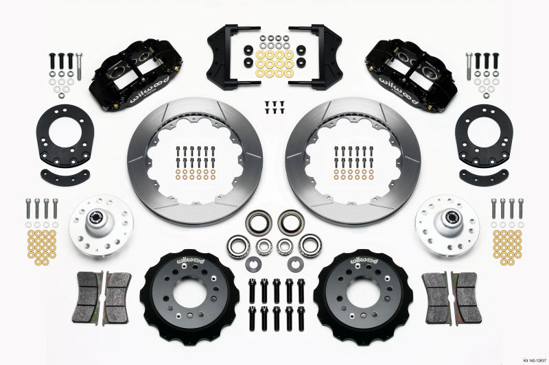 Wilwood Narrow Superlite 6R Front Hub Kit 12.88in 1965-1969 Mustang Drum Spindle 140-12637 140-12637 Photo - Primary