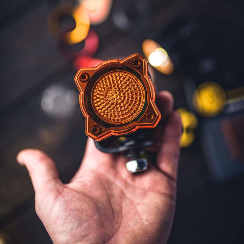 KC HiLiTES FLEX ERA 1 Single Light Shield ONLY (Amber) 5330 5330 Photo - lifestyle view