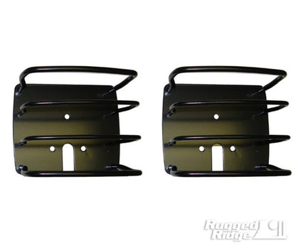 Rugged Ridge Euro Guard Kit,Tail Light,Black;76-06 Jeep CJ/Wrangler YJ/TJ 11226.01 Photo - Primary