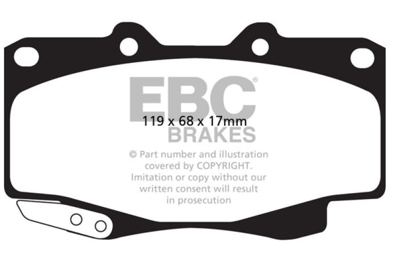 EBC Disc Brake Pad Set DP42005R Photo - Primary