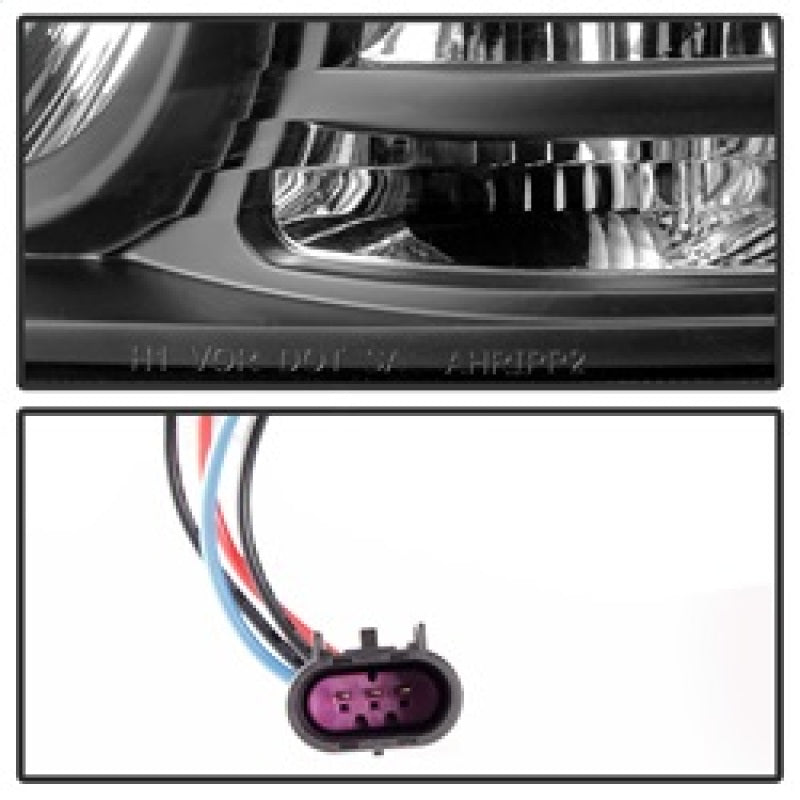 Spyder Dodge Ram 09-12 Projector Headlights Light Bar DRL Black PRO-YD-DR09-LBDRL-BK 5081001 5081001 Photo - Unmounted