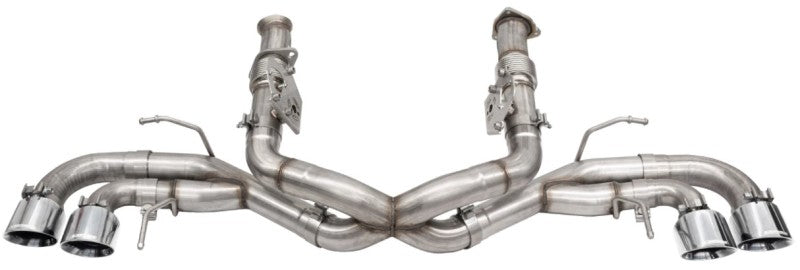 Corsa 2020 Corvette C8 3in Xtreme Cat-Back Exhaust 4.5in Pol Quad Tips - Deletes stock AFM Valve 21104 21104 User 1
