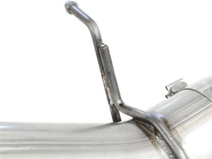 aFe Large Bore-HD 5in 409 Stainless Steel DPF-Back Exhaust System - GM Die 49-44041 Photo - Unmounted