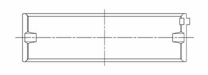 ACL Chevy V8 4.8/5.3/5.7/6.0L Race Series Standard Size Main Bearing Set - CT-1 Coated 5M7298HXC-STD 5M7298HXC-STD Technical Drawing