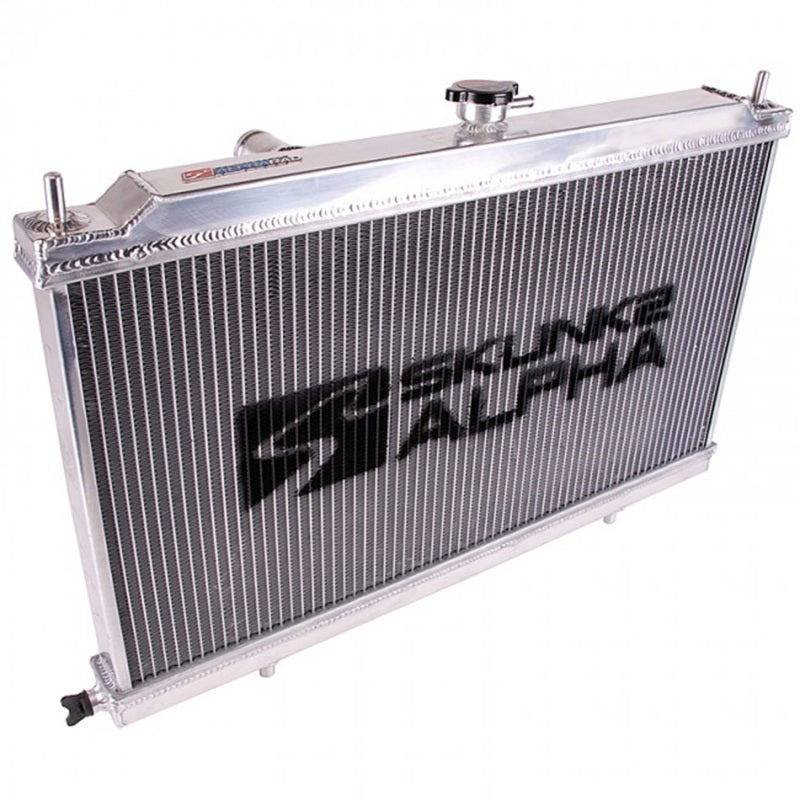 Skunk2 Alpha Series Radiator 88-91 Honda CRX/Civic (Full Size) (Dual Core) 349-05-1500 Photo - Unmounted