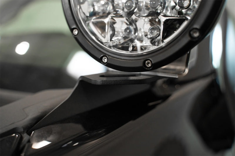 Addictive Desert Designs ADD 2021+ Ford F150 / 2021+ Ford F150 Raptor Ditch Light Brackets AC1901801NA AC1901801NA Photo - Mounted