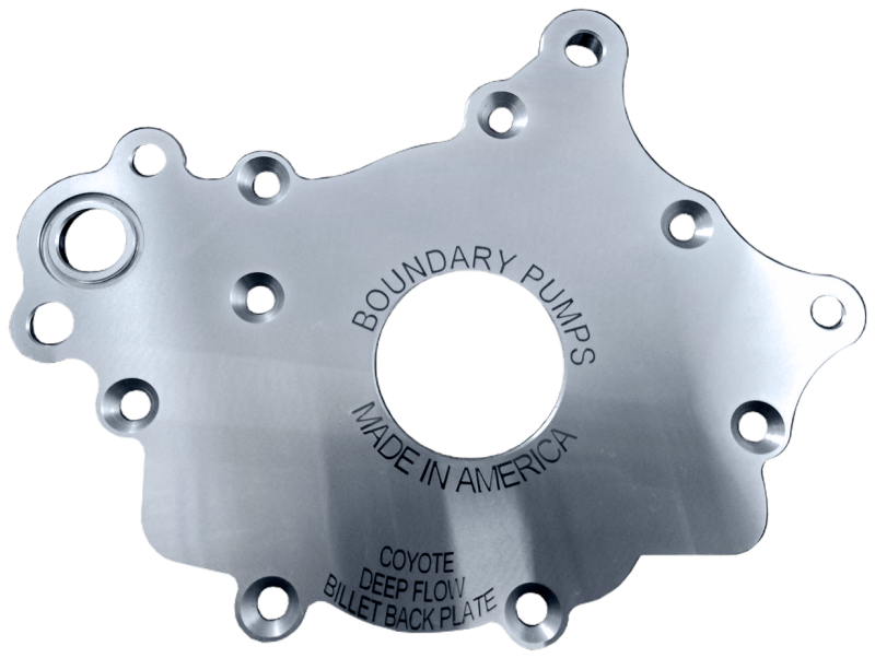 Boundary 2018+ Ford Mustang GT/F150 V8 MartenWear Treated Oil Pump Assembly w/Billet Back Plate CM-S1-R2-BBP-M CM-S1-R2-BBP-M User 1
