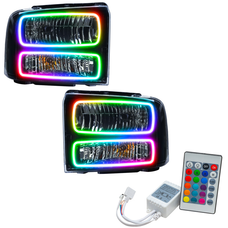 ORACLE Lighting Oracle 05-07 Ford F-250/350 SMD HL - Black - ColorSHIFT w/ Simple Controller 7161-504 7161-504 Photo - Primary