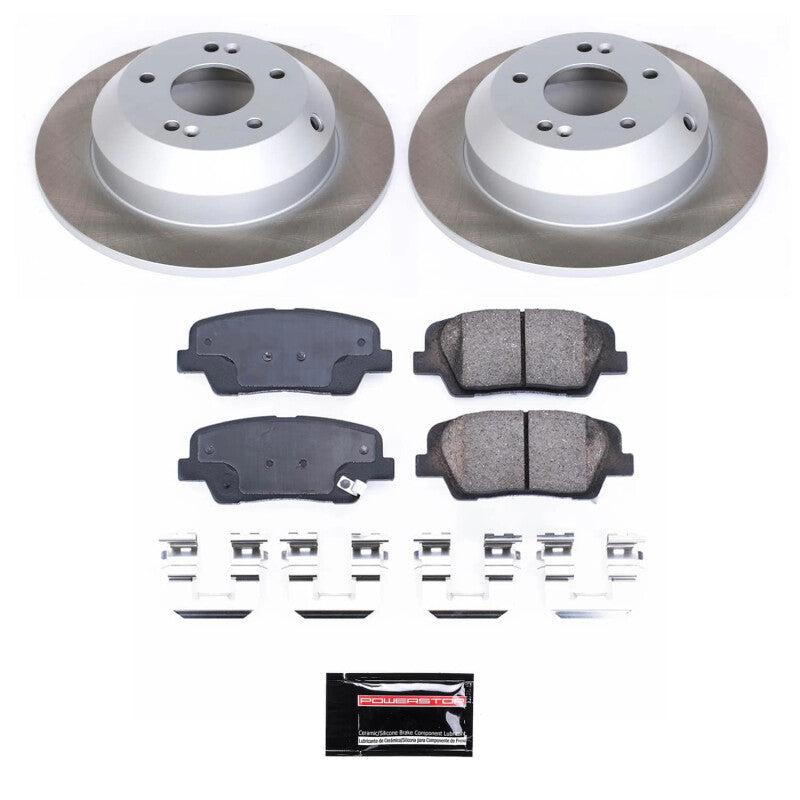 PowerStop Power Stop 16-20 Kia Sorento Rear Semi-Coated Rotor Kit SC7062 SC7062 Photo - Primary