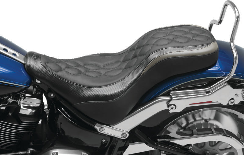 Mustang Motorcycle Mustang 18-23 Harley Fat Boy DayTripper 1PC Seat - Black 75836 75836 Photo - Primary