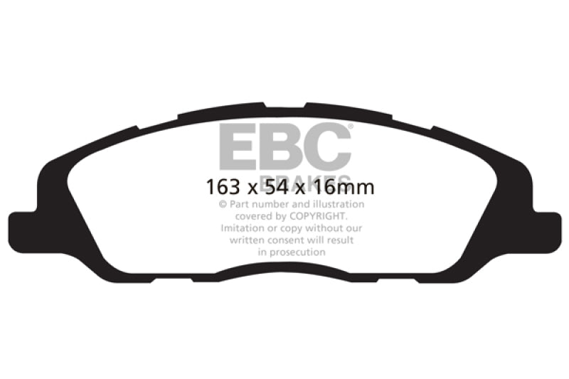 EBC Disc Brake Pad Set DP41868R Photo - Primary