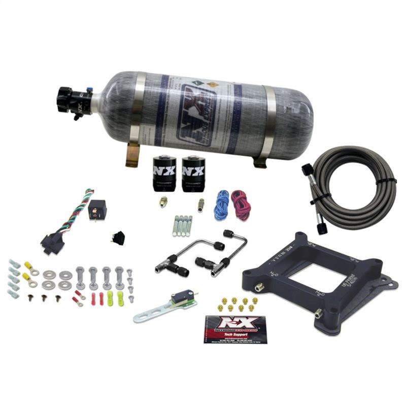 Nitrous Express 4150 Gemini Pro-Power Nitrous Kit (100-500HP) w/Composite Bottle 60540-12 60540-12 Photo - Primary