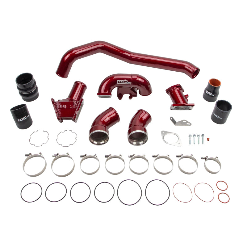 Wehrli 07.5-10 GMC/Chevrolet 6.6L Duramax Stage 1 High Flow Intake Bundle Kit - WCFab Grey WCF100324-GRY