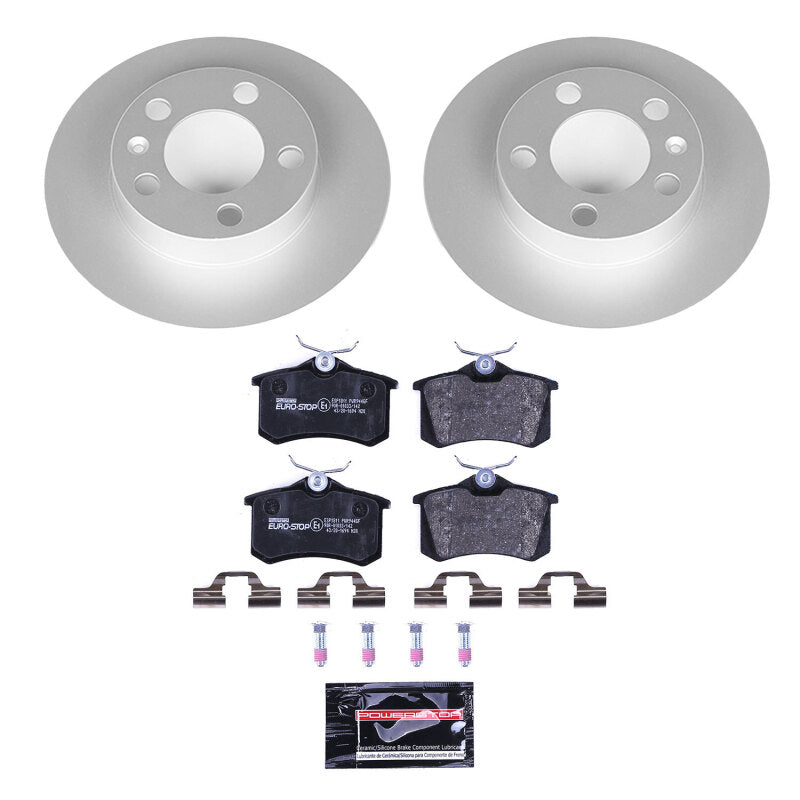 PowerStop Power Stop 99-06 Audi TT Rear Euro-Stop Brake Kit ESK848 ESK848 Photo - Primary