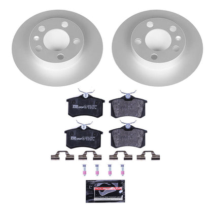 PowerStop Power Stop 99-06 Audi TT Rear Euro-Stop Brake Kit ESK848 ESK848 Photo - Primary