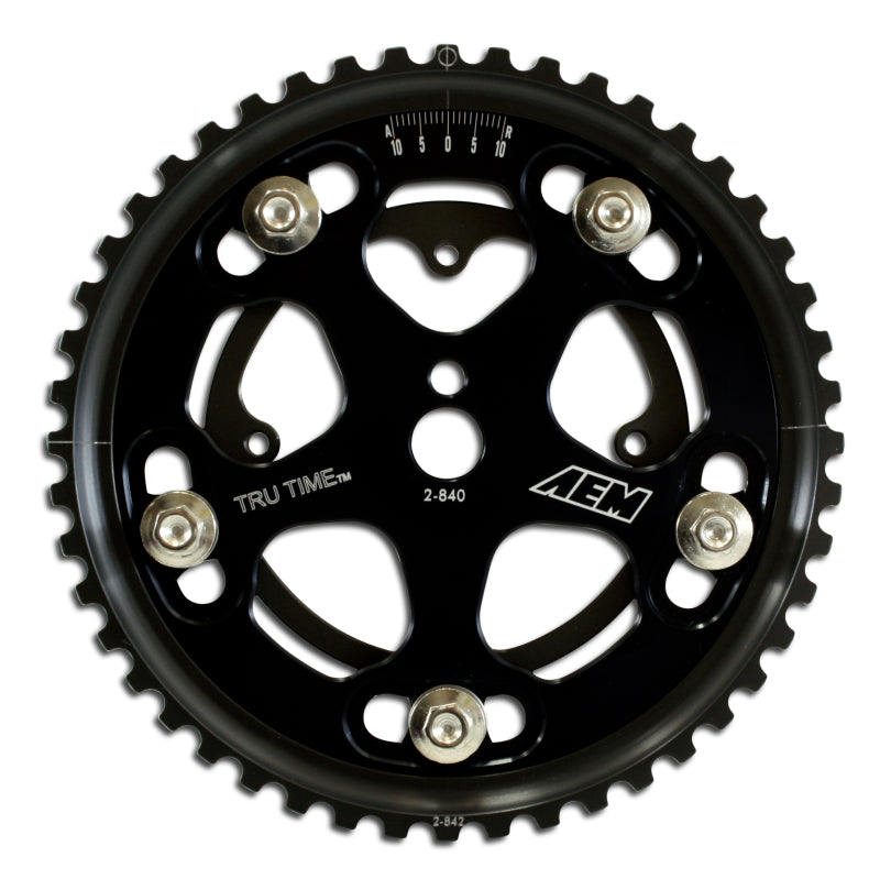 AEM Electronics Tru-Time Cam Gears Eagle Talon Base 1990-1994 23-830BK Photo - Primary