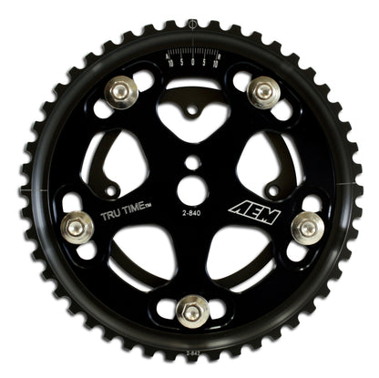 AEM Electronics Tru-Time Cam Gears Eagle Talon Base 1990-1994 23-830BK Photo - Primary