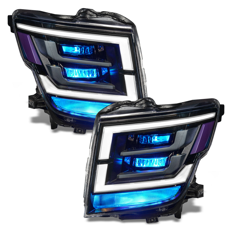 ORACLE Lighting Oracle 21-22 Nissan Titan Demon Eye RGB Headlight Upgrade Kit - ColorSHIFT w/o Controller 1464-334 1464-334 Photo - out of package