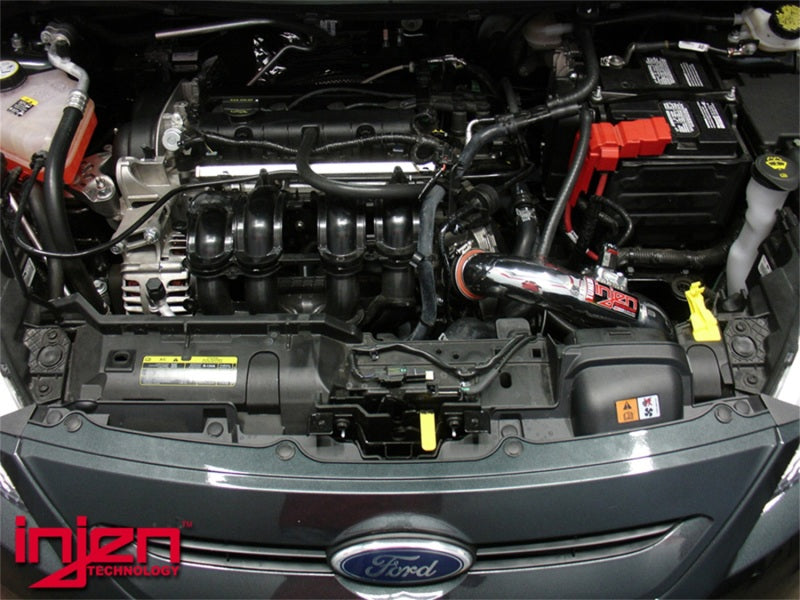 Injen 14-19 Ford Fiesta 1.6L Polished Cold Air Intake SP9017P SP9017P Photo - Mounted