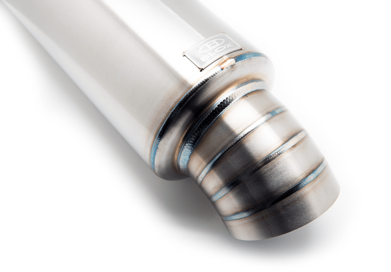 BLOX Racing 3.5in Street Muffler With Turndown Tip BXEX-00111 BXEX-00111 Photo - Primary
