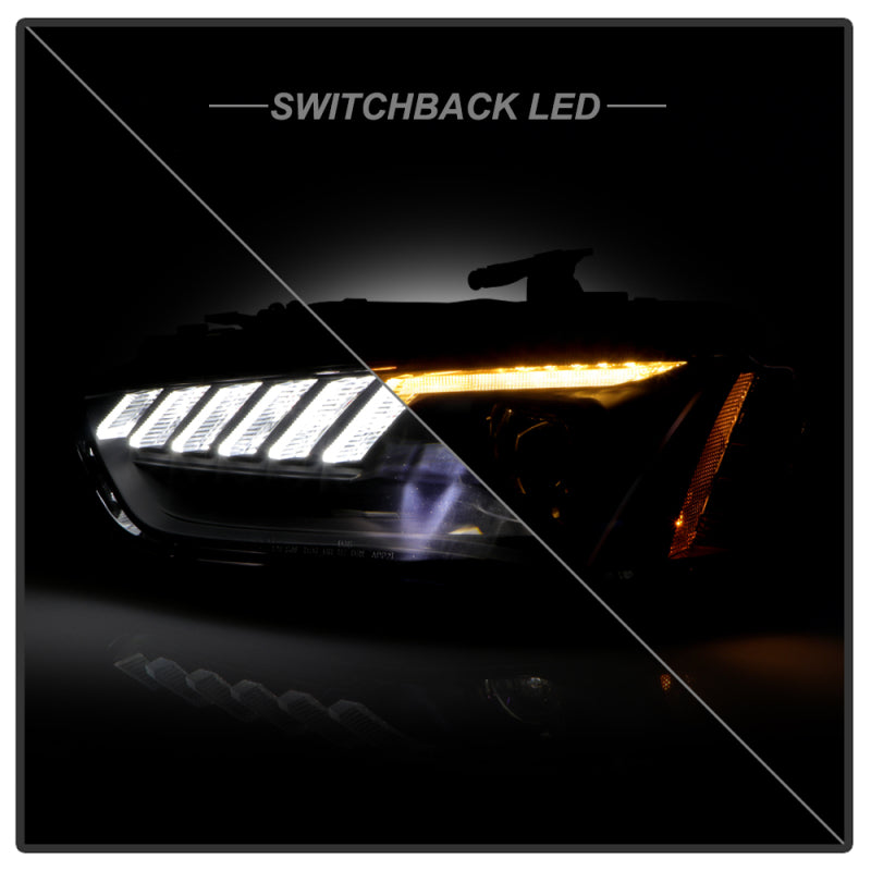 Spyder 13-16 Audi A4/S4 HID Model Only Projector Headlights - Black PRO-YD-AA413HIDSI-BK 5088338 5088338 User 5