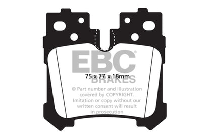 EBC Disc Brake Pad Set DP21812 Photo - Primary