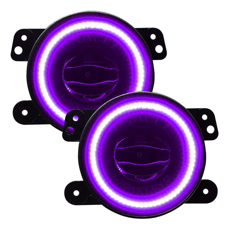 ORACLE Lighting Oracle Jeep Wrangler JK/JL/JT High Performance W LED Fog Lights - ColorSHIFT - Dynamic 5846-332 5846-332 Photo - Unmounted
