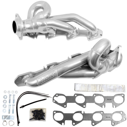 BBK 19-23 Dodge Ram 1500 5.7L (Ex. MegaCab) Shorty Tuned Exhaust Headers - 1-3/4in Silver Ceramic 40150 40150 Photo - Primary