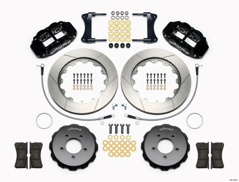 Wilwood Narrow Superlite 6R Front Hat Kit 14.00in 2005-Up Mazda Miata w/ Lines 140-12911 140-12911 Photo - Primary
