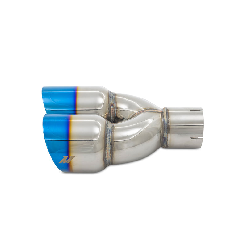 Mishimoto Dual Offset Tips 2.5in Inlet 3in Outlet Slash Cut - Burnt MMEXH-TIP-FSTBT MMEXH-TIP-FSTBT User 1